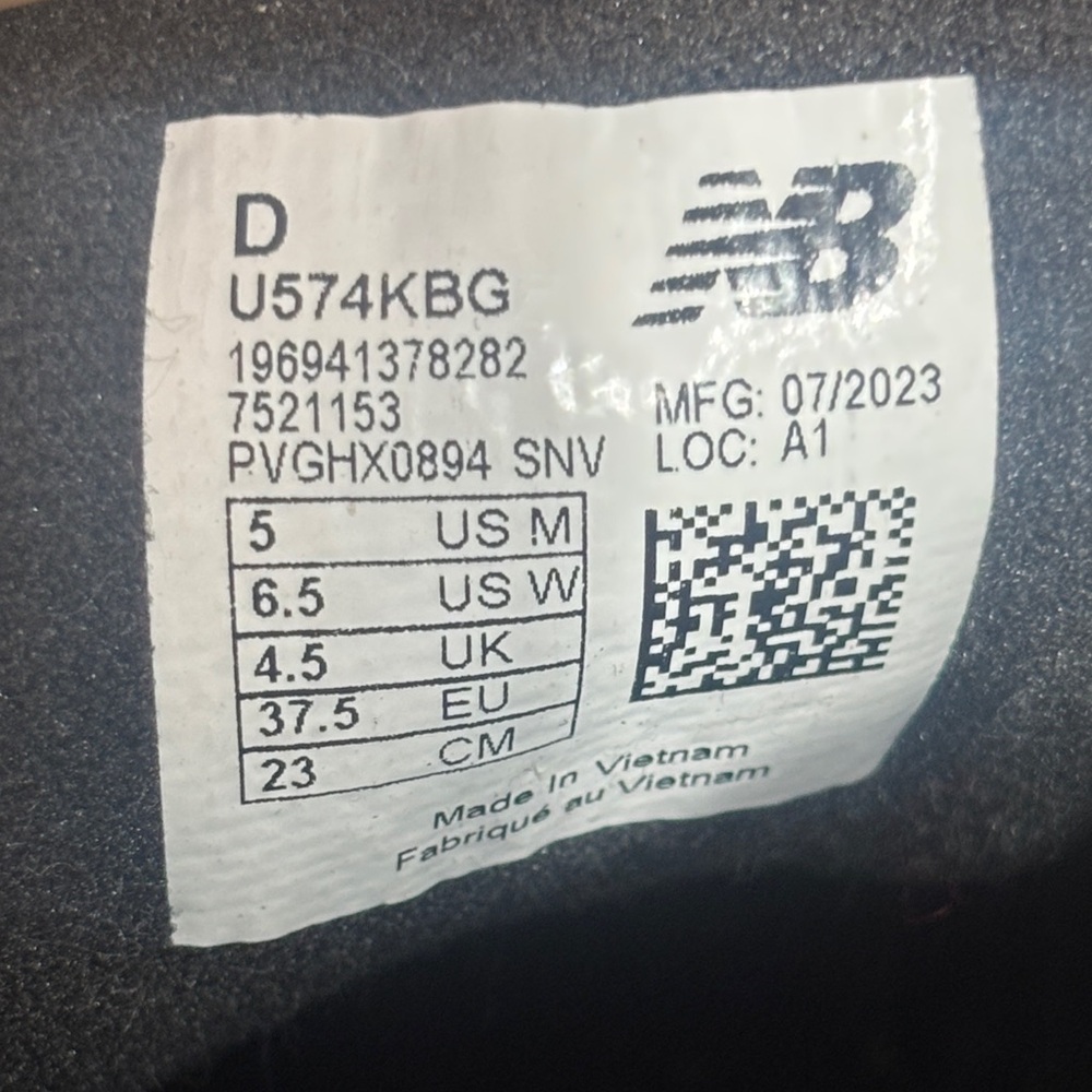 New Balance 574 Black Olive - Picture 8 of 8